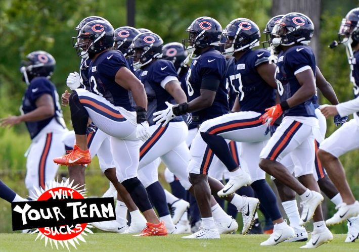 Quarterback Jim Harbaugh of the Chicago Bears runs downfield during a  News Photo - Getty Images