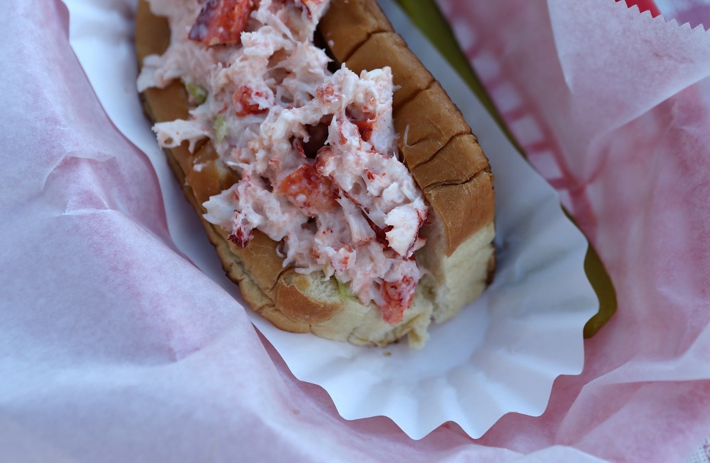 This lobster roll is from Benny's Famous Fried Clams in Portland, Maine, but you see the point.