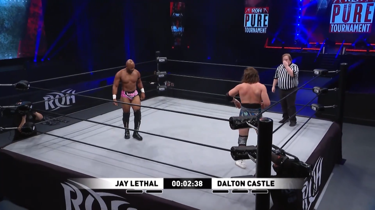 Jay Lethal and Dalton castle square off for Ring of Honor