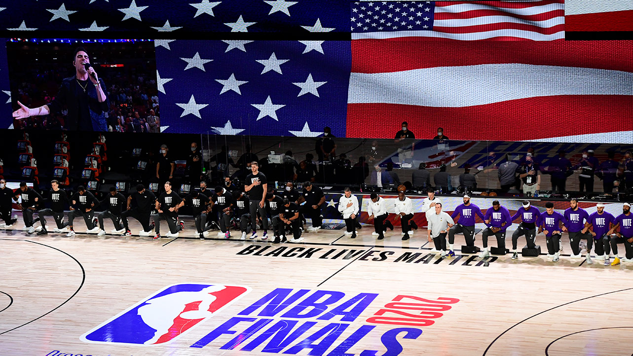 The National Anthem at the NBA Finals