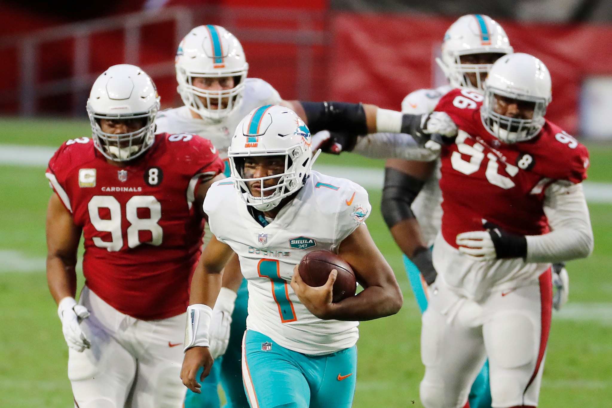 Brian Flores says Dolphins are developing, not auditioning, Tua