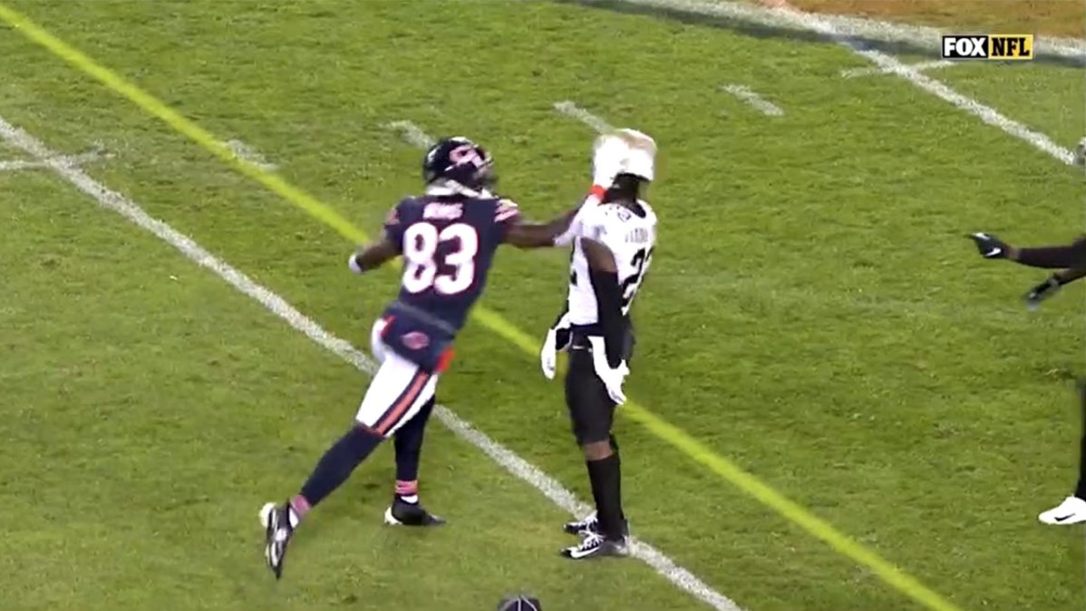 Bears Receiver Javon Wims Just Started Punching A Guy | Defector