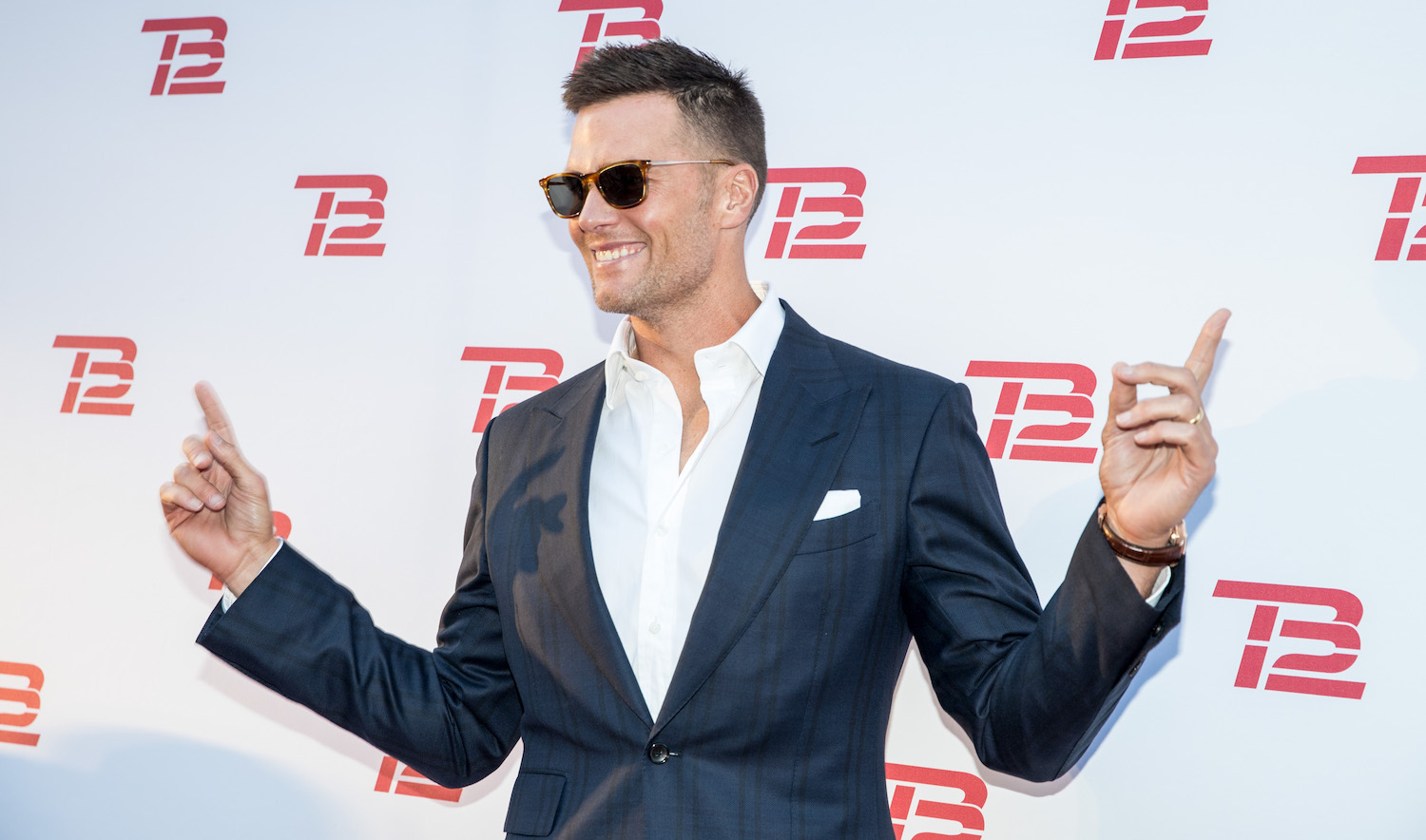 BOSTON, MA - SEPTEMBER 17: New England Patriots player Tom Brady at the grand opening of the TB12 Performance &amp; Recovery Center on September 17, 2019 in Boston, Massachusetts. (Photo by Scott Eisen/Getty Images)