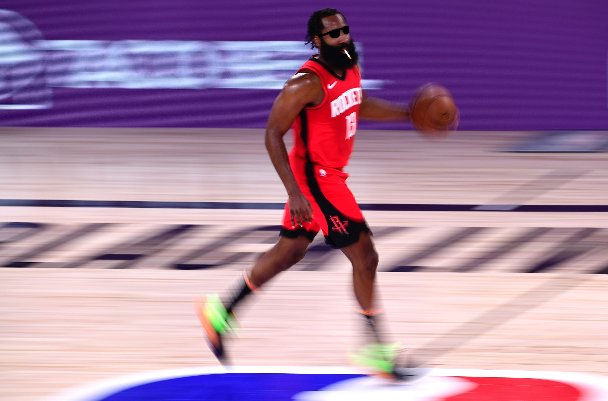James Harden looking extremely cool