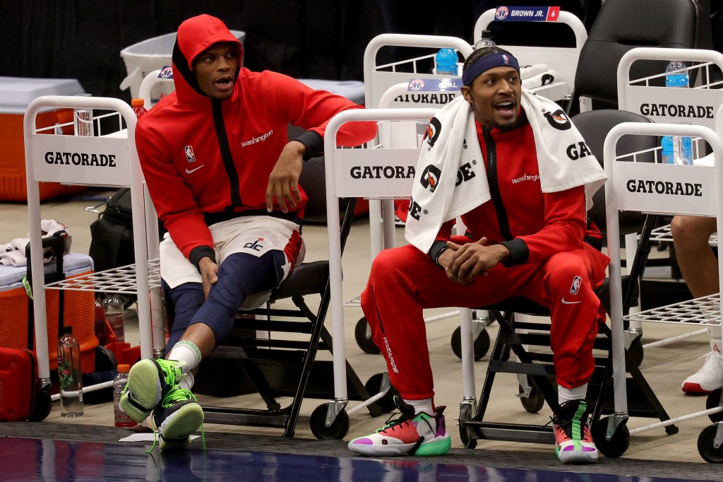 Russell Westbrook and Bradley Beal, of the Washington Wizards
