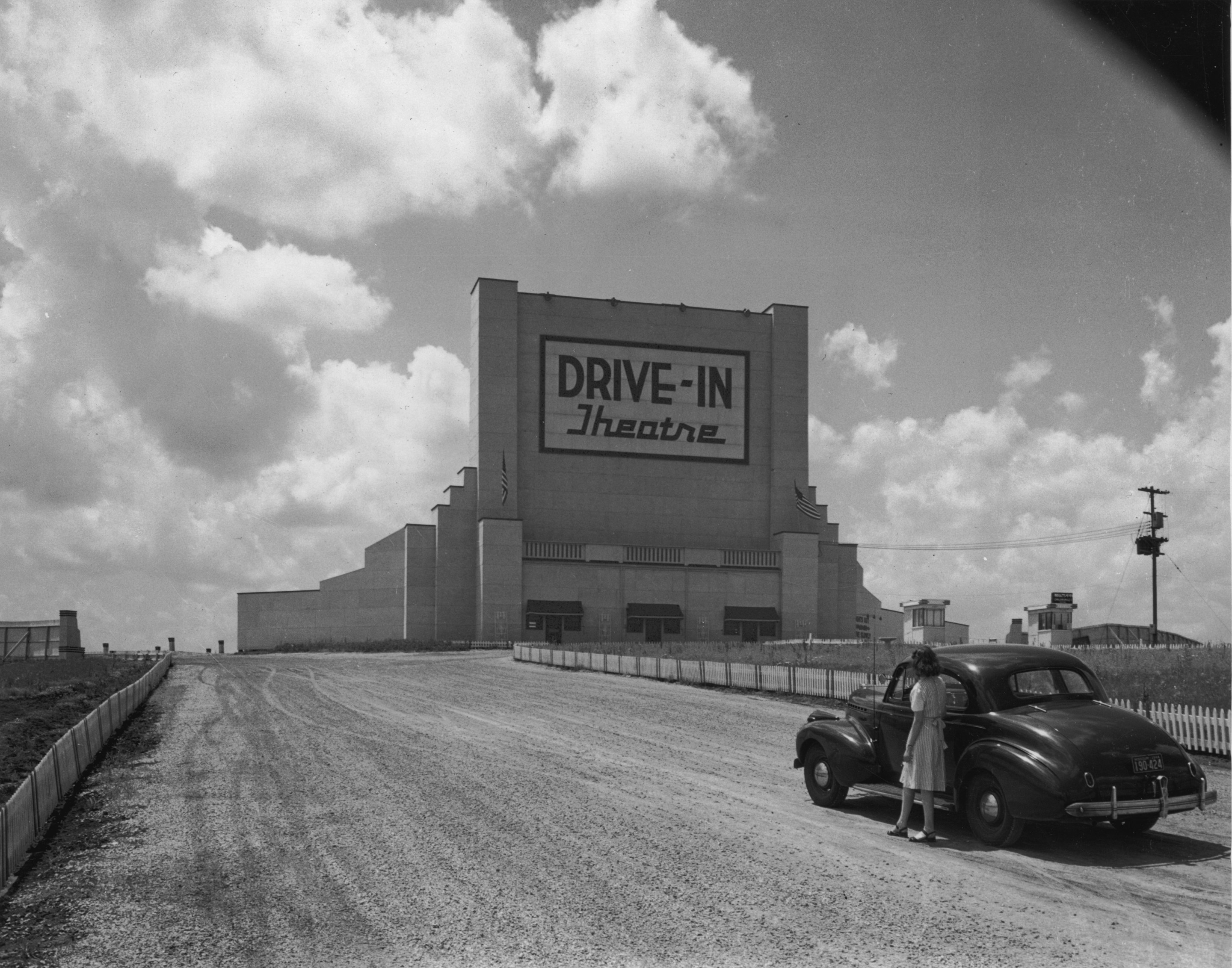 Drive in movie theater