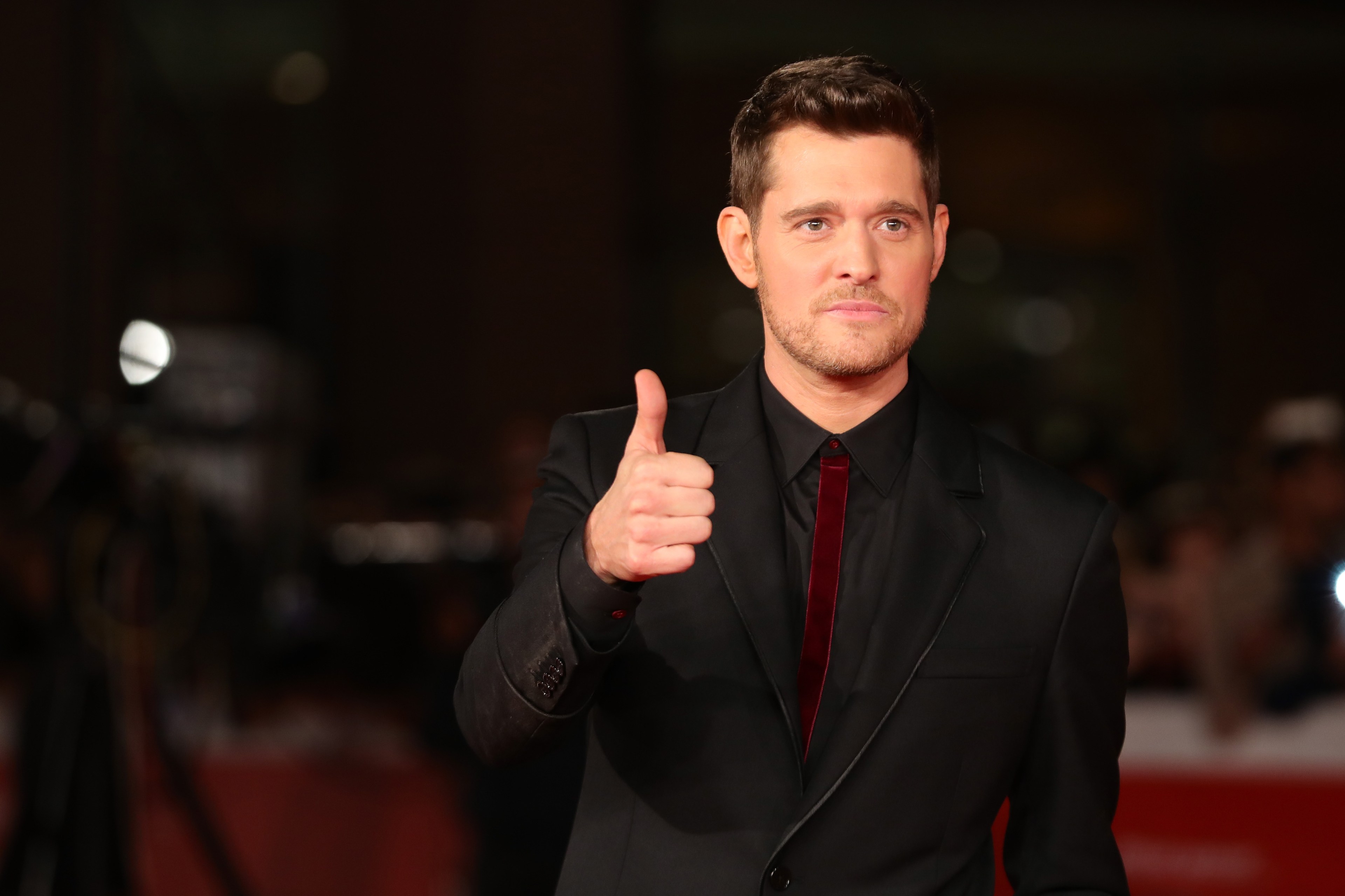 Michael Buble walks a red carpet for 'Tour Stop 148' during the 11th Rome Film Festival at Auditorium Parco Della Musica on October 14, 2016 in Rome, Italy.