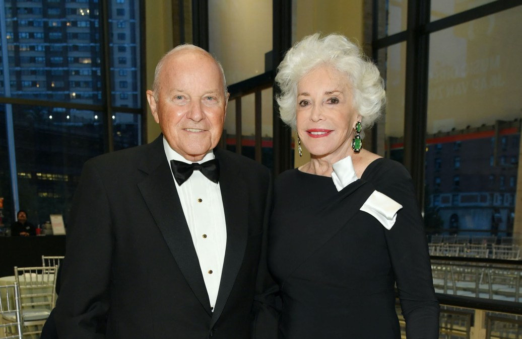 Charles and Ann Johnson at a charity benefit that's not for like Laura Loomer.