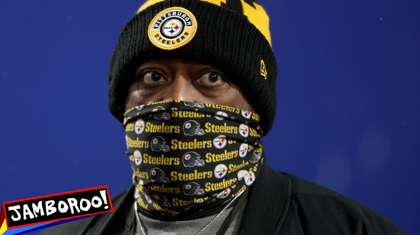 ORCHARD PARK, NEW YORK - DECEMBER 13: Head coach Mike Tomlin of the Pittsburgh Steelers looks on before the game against the Buffalo Bills at Bills Stadium on December 13, 2020 in Orchard Park, New York. (Photo by Bryan M. Bennett/Getty Images)