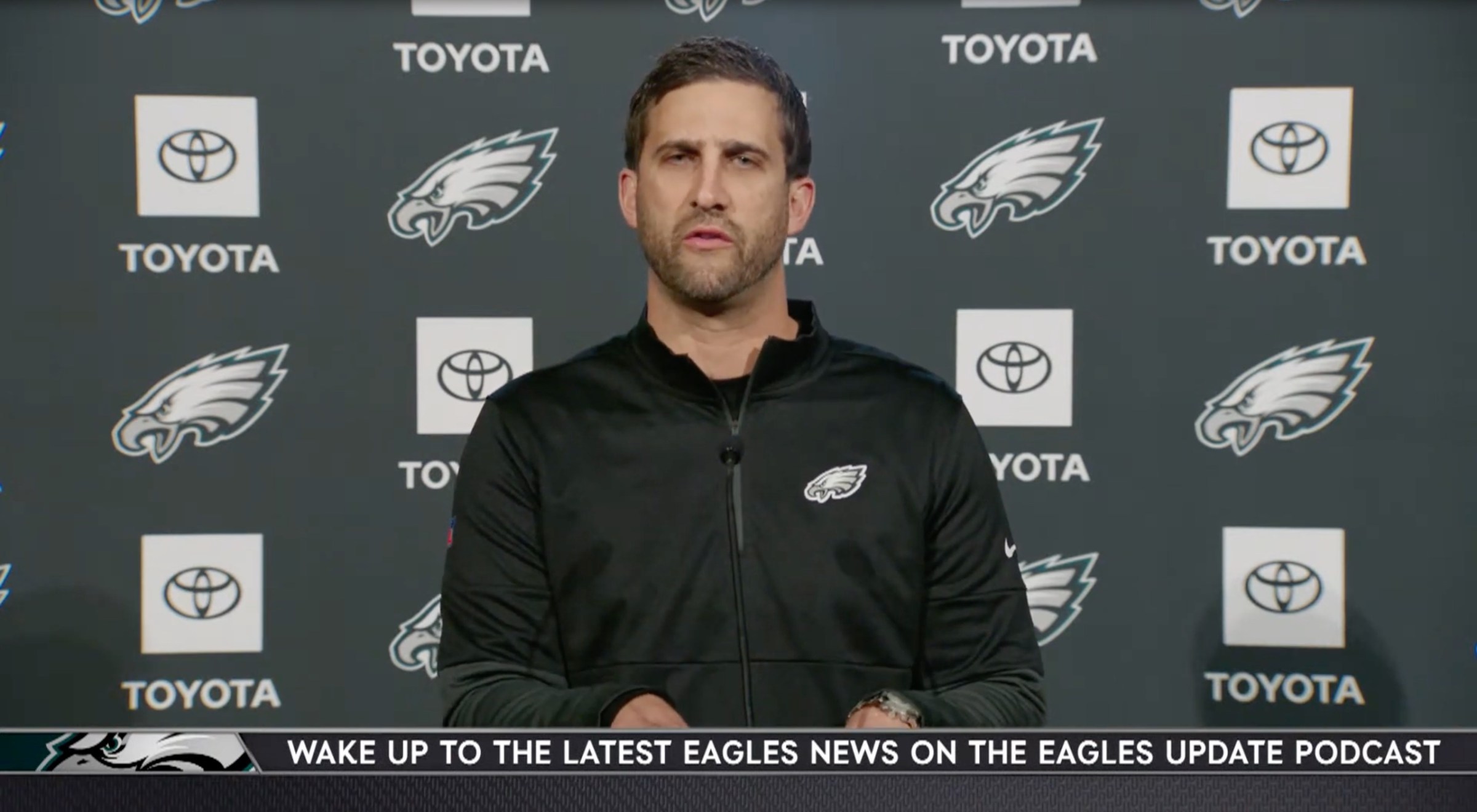 Philadelphia Eagles head coach Nick Sirianni in his introductory press conference