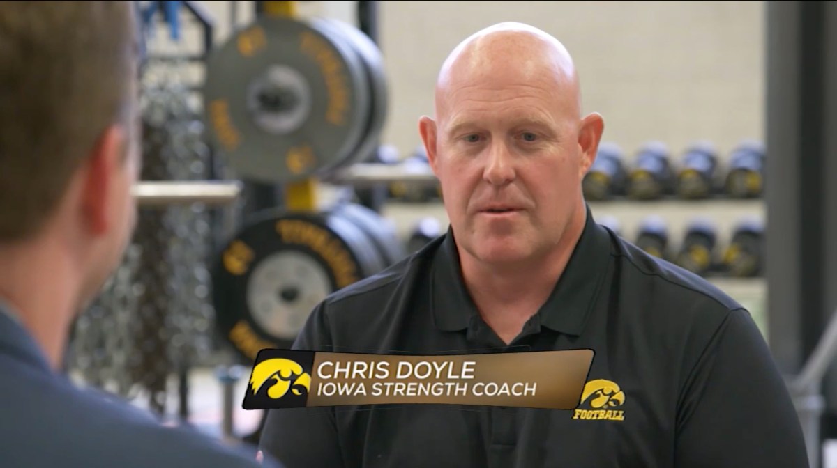 Former Iowa strength and conditioning coach Chris Doyle