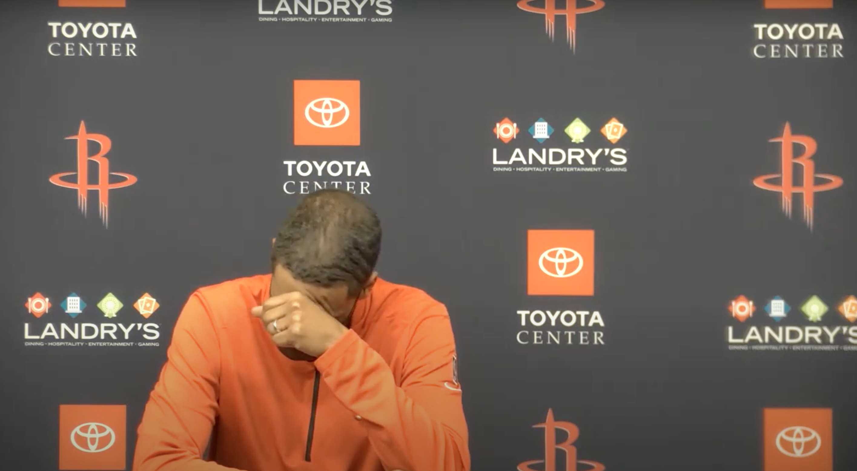 Stephen Silas projects pure misery in post-game presser.