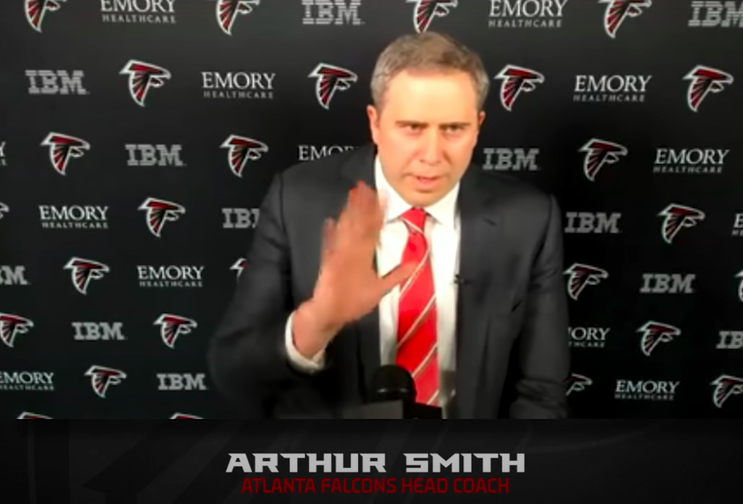 Atlanta Falcons head coach Arthur Smith