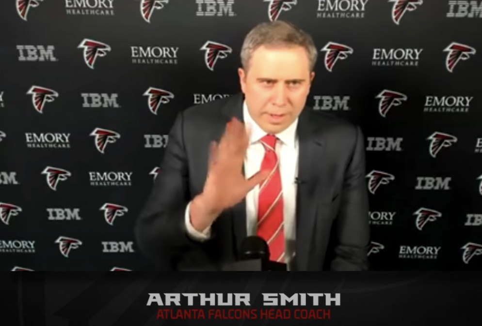 Atlanta Falcons head coach Arthur Smith