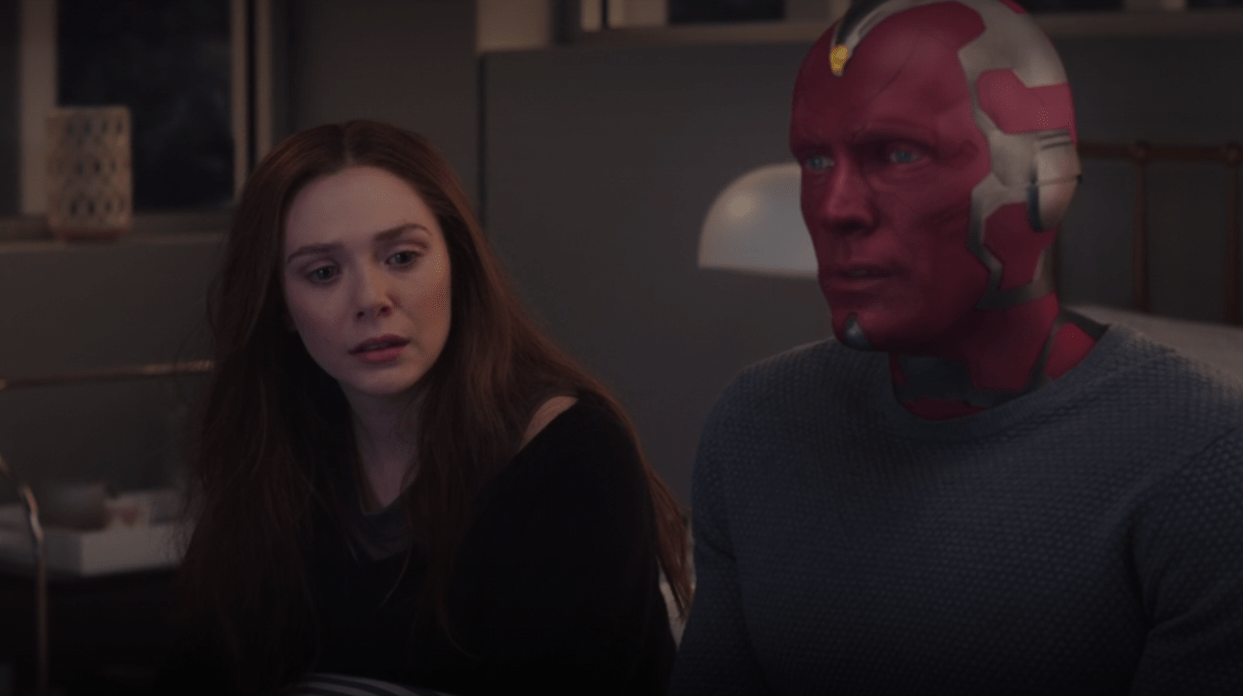 Wanda and Vision talk in WandaVision