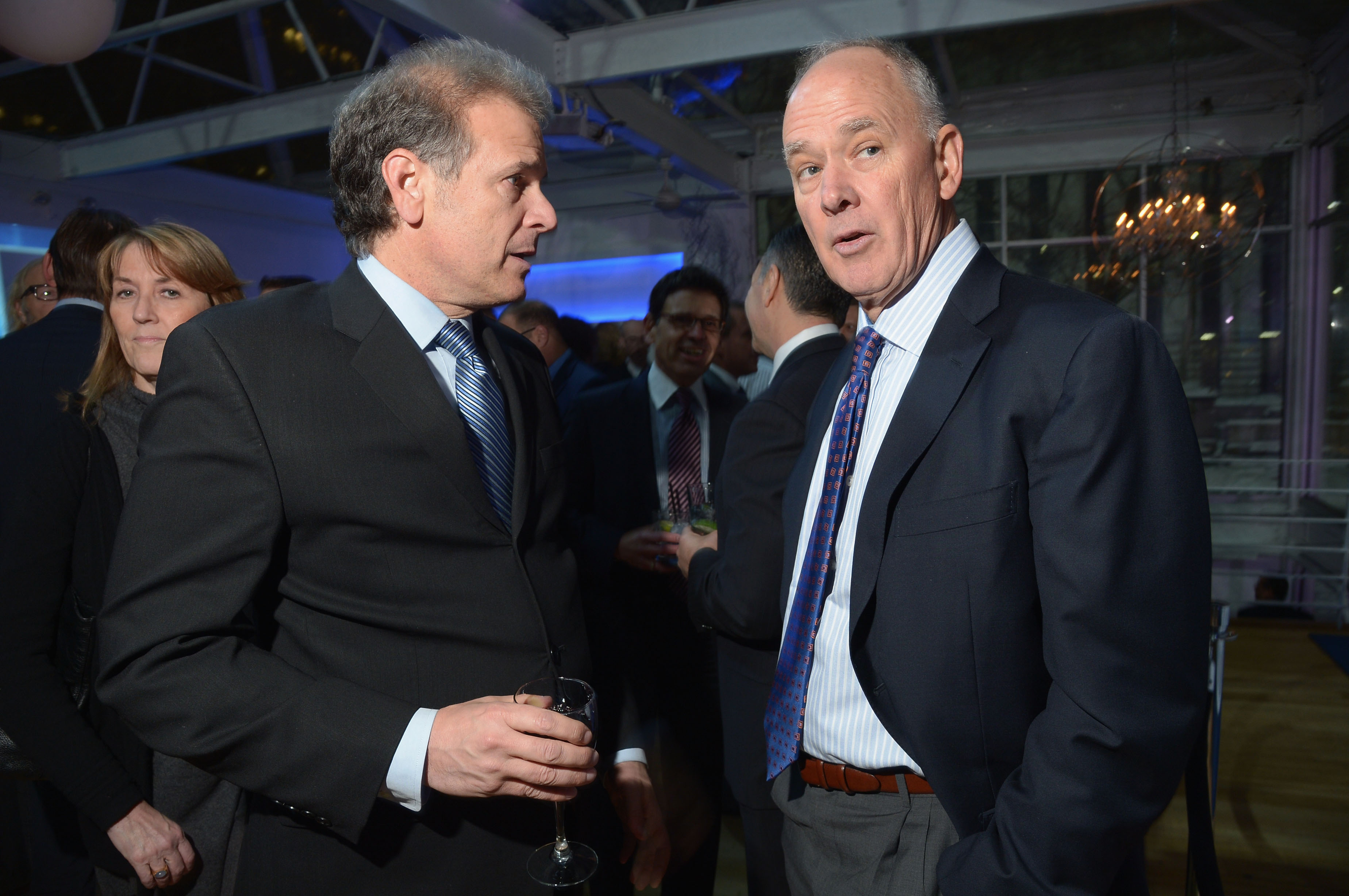 Mets team president Sandy Alderson seen at a 2014 event, presumably discussing cancel culture in a normal way.