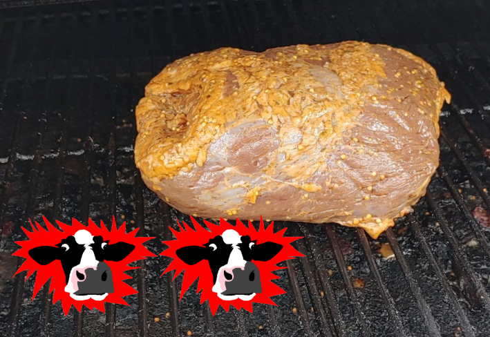 This internet weirdo's tri-tip looks like it was barfed on by a labrador.