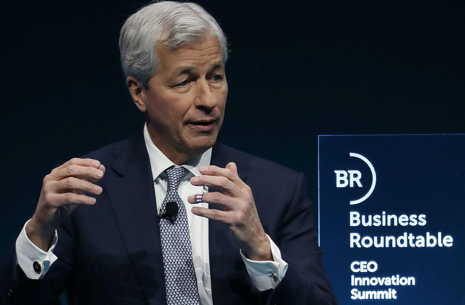 It's Jamie Dimon, America's finance boss.