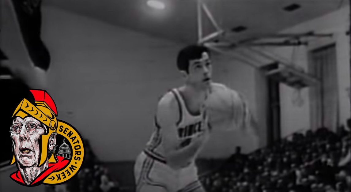 Bill Bradley of the Princeton Tigers attempts a free throw.