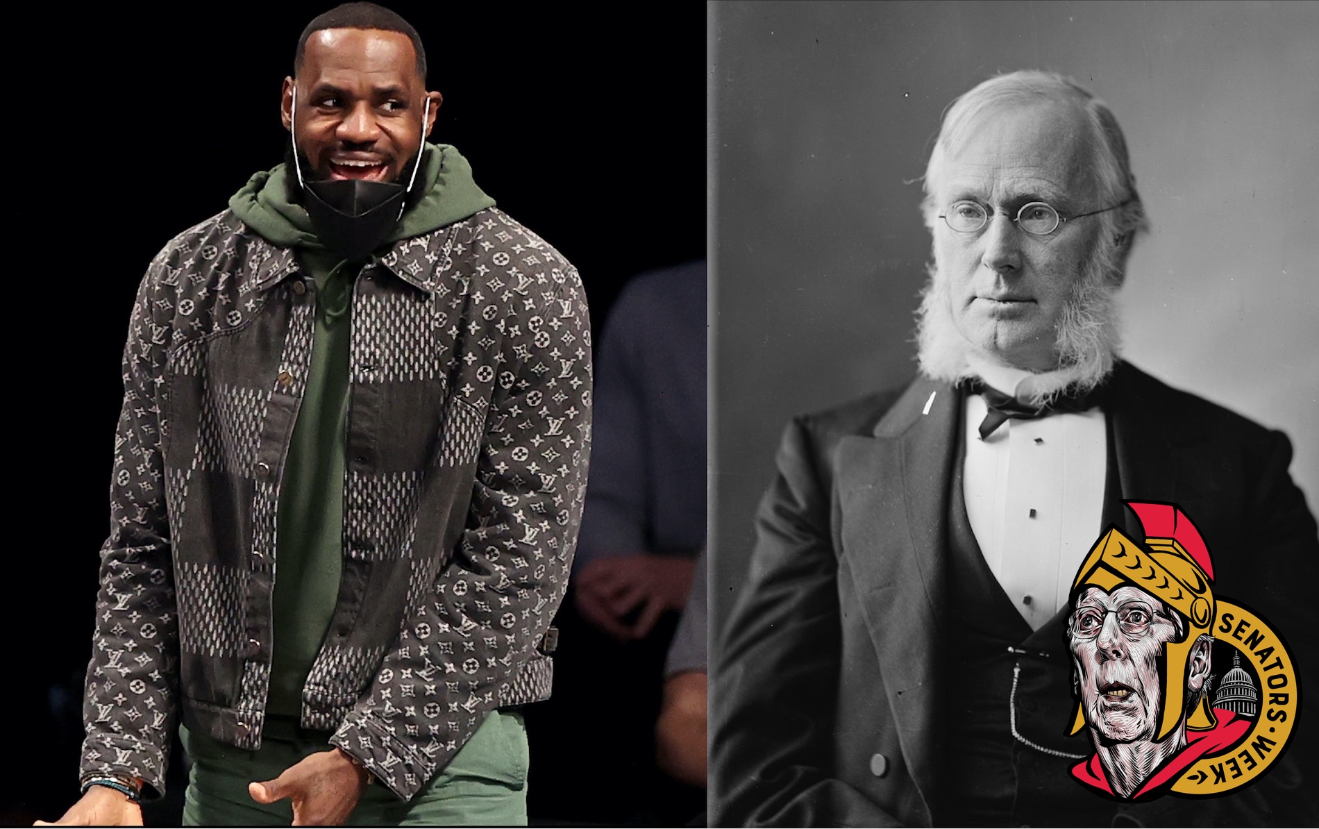 LeBron James and George Frisbie Hoar