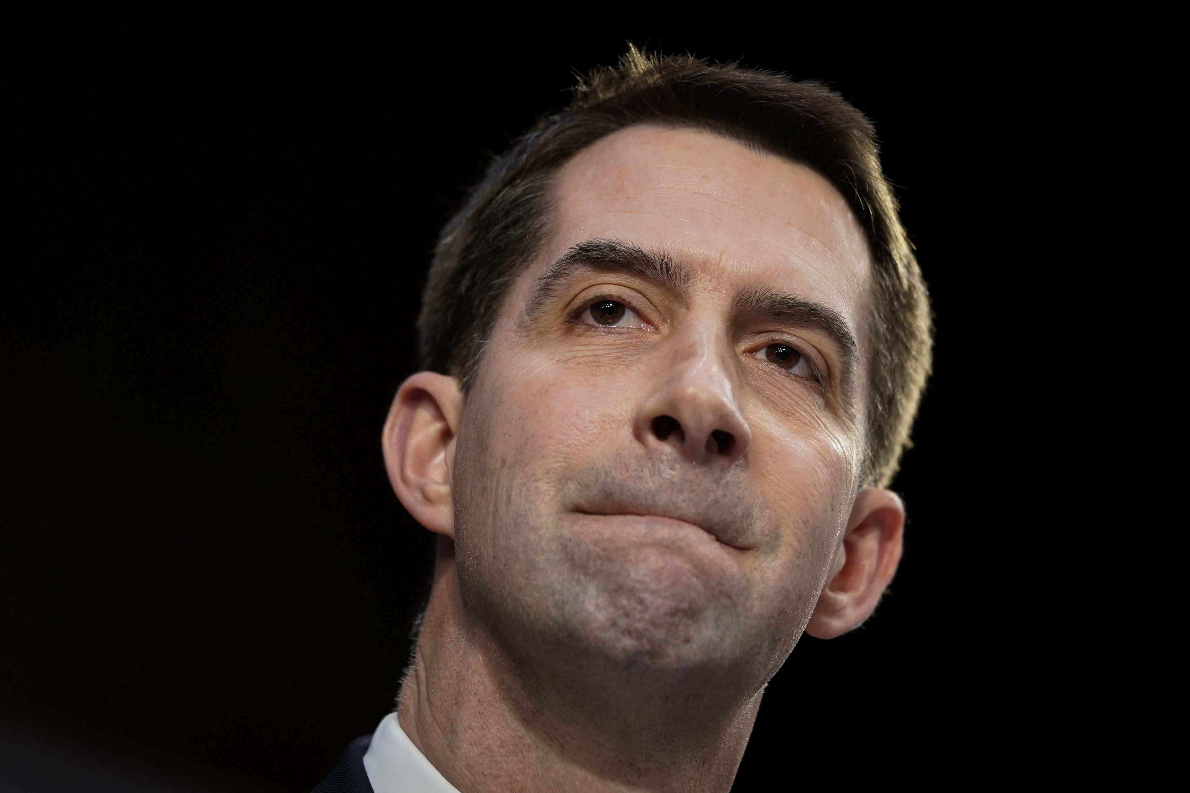 Sen. Tom Cotton of Arkansas, seen here in a Senate Judiciary Committee hearing.