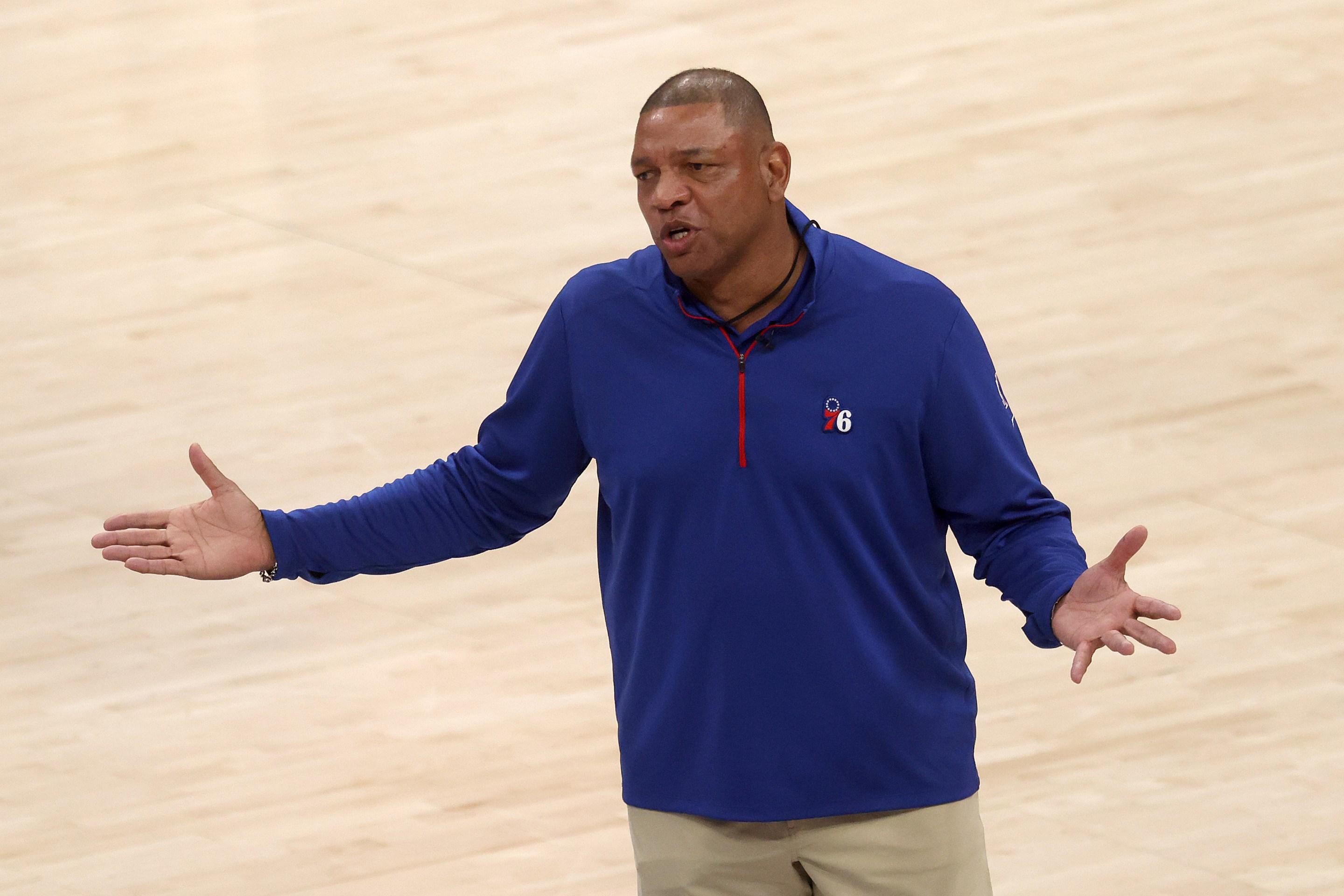 Doc Rivers looks defeated.