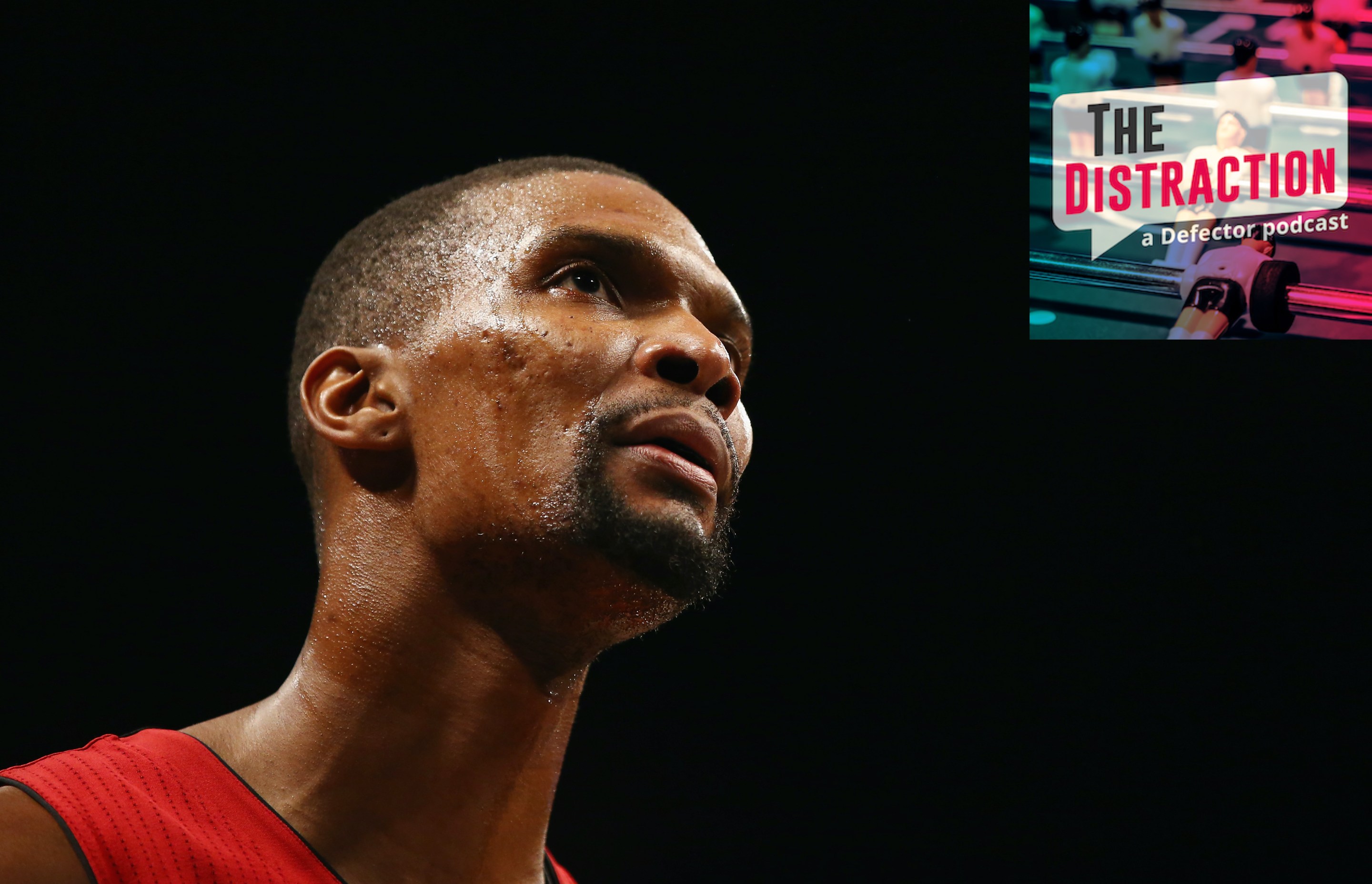 Author Chris Bosh, seen here during his playing days.