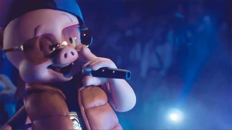 The demonic pig drops the mic.