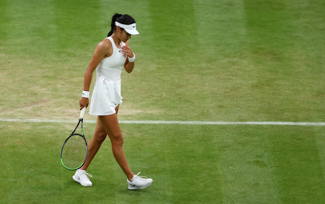 Emma Raducanu's Wimbledon Run Ends With Her Out Of Breath ...