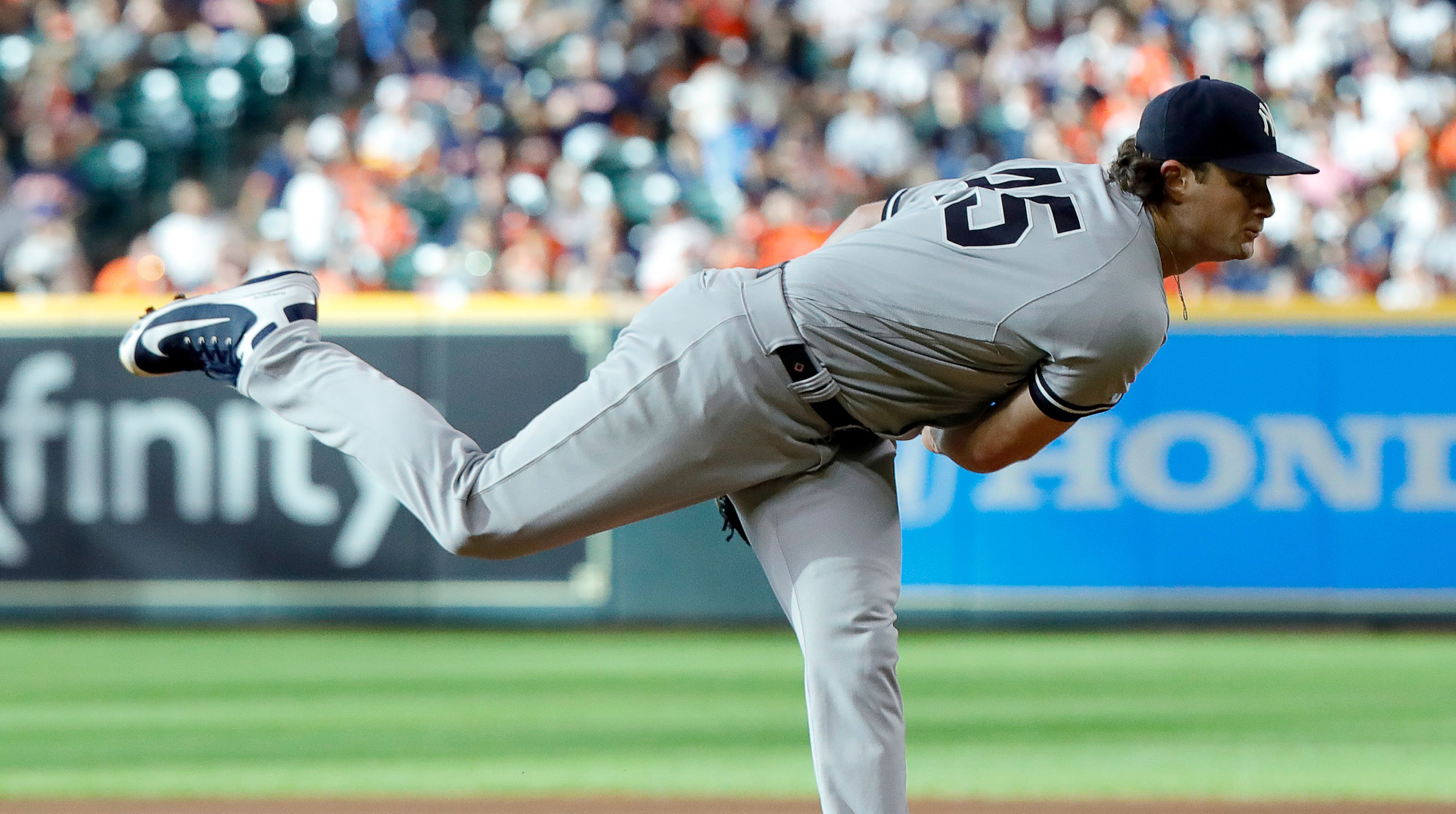 Frustrated' Gerrit Cole at loss for words with Yankees on brink of sweep at  hands of Astros