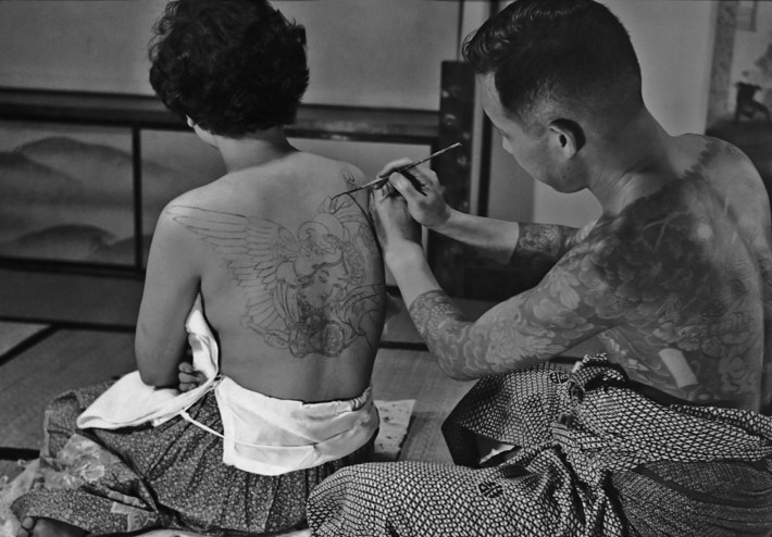 Yakuza tattoos on show as men and women hit the streets of Tokyo