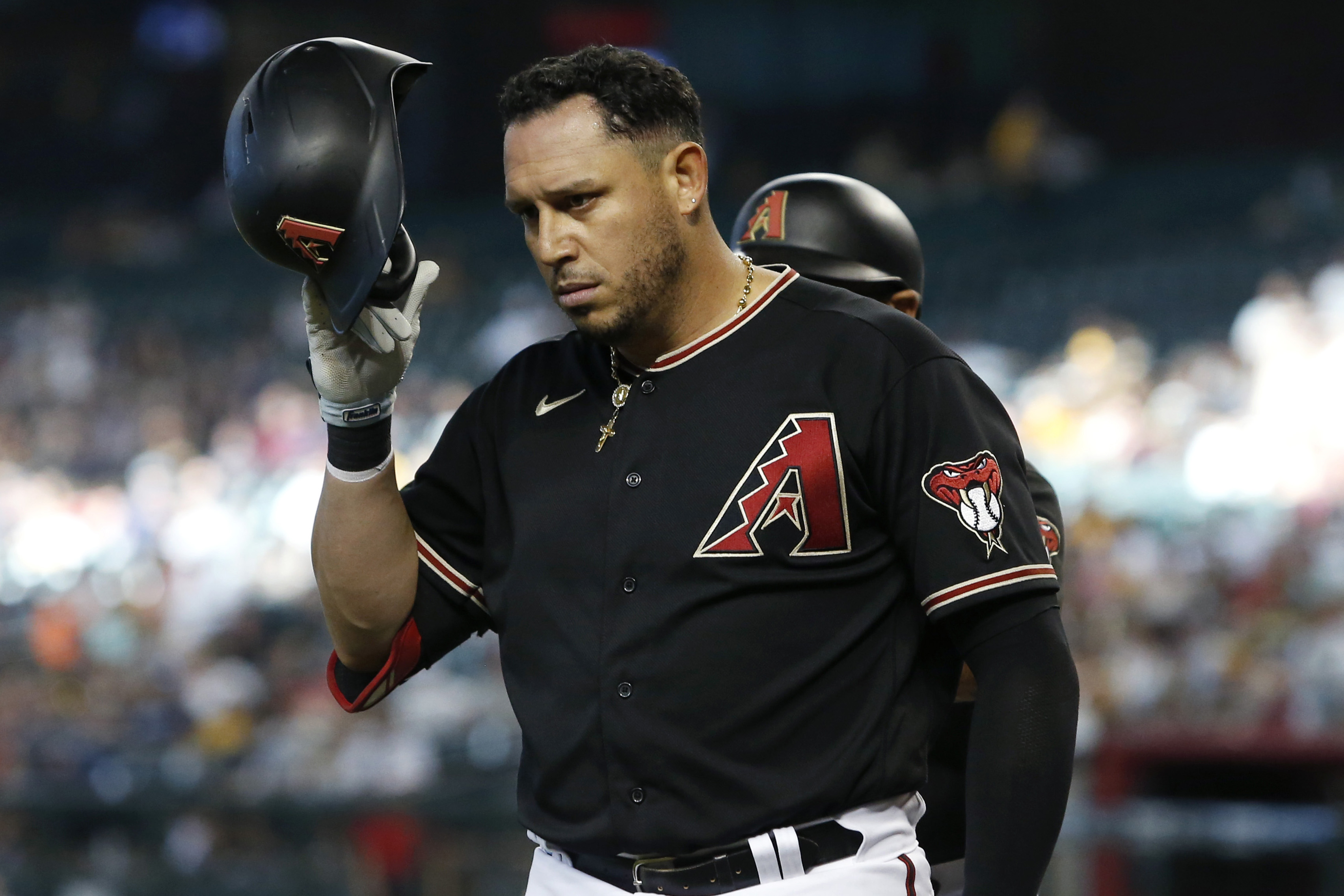 Asdrubal Cabrera, perennial trade deadline mover, seen here with the Diamondbacks. (He's with the Reds now.)
