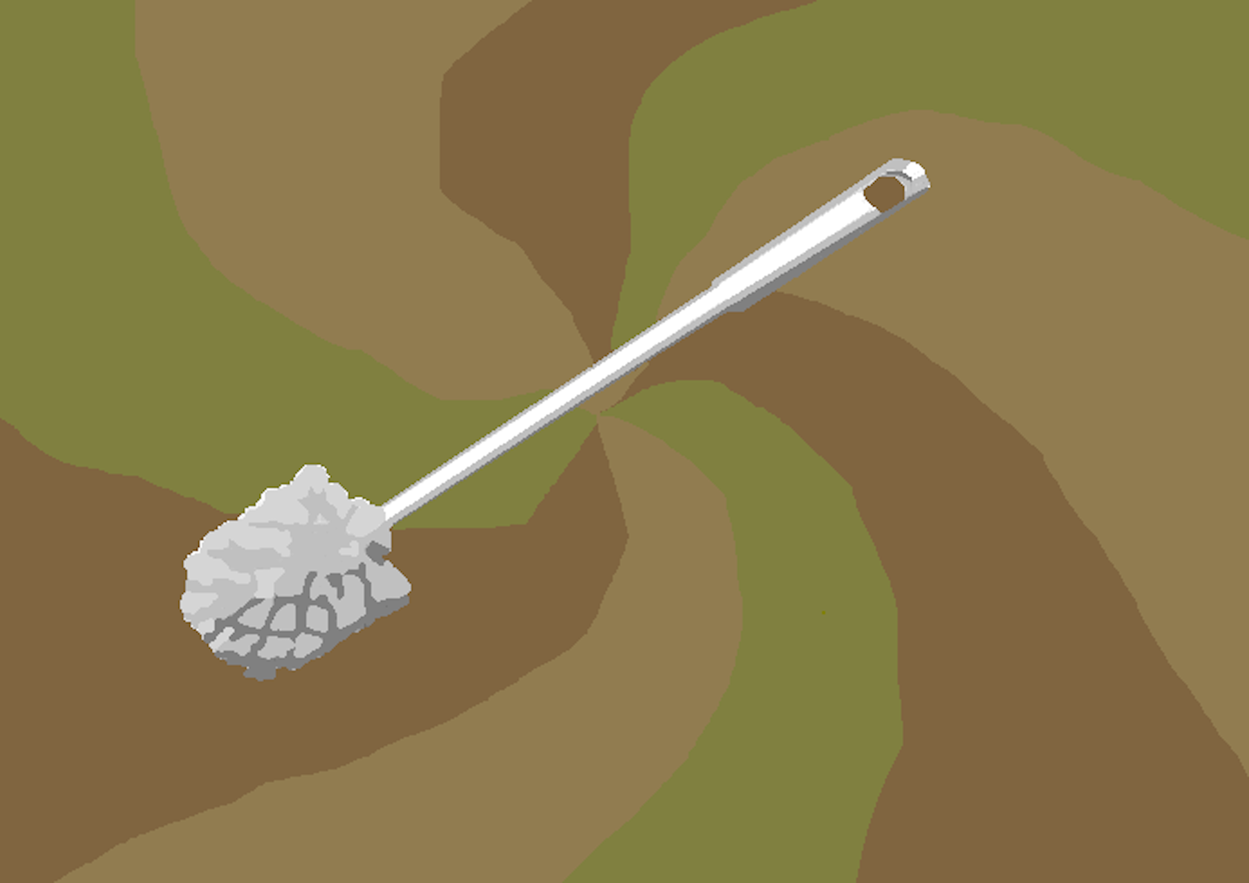 A toilet brush.