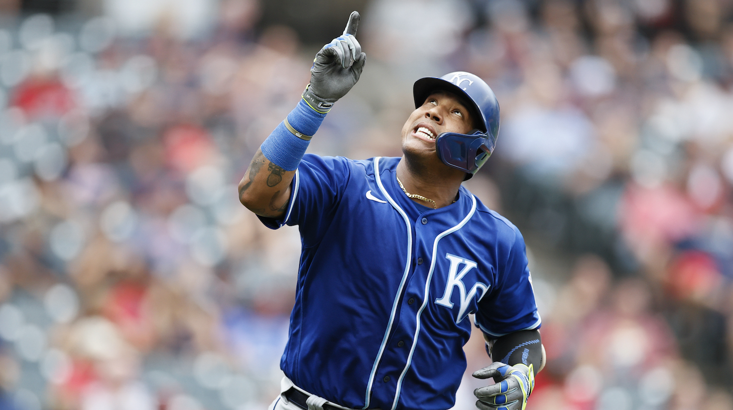 Download Surprised Salvador Perez Wallpaper