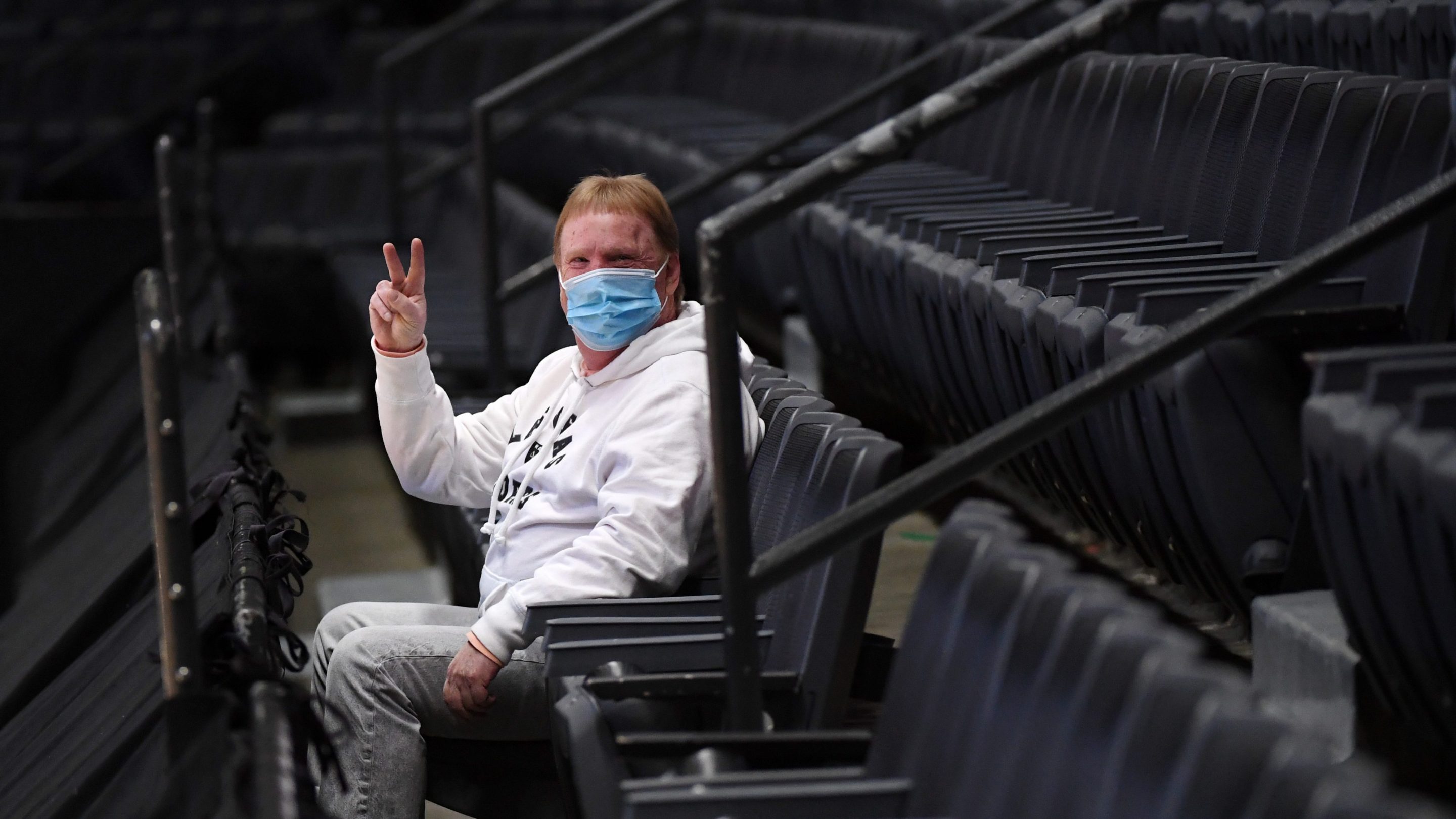 Mark Davis, totally alone