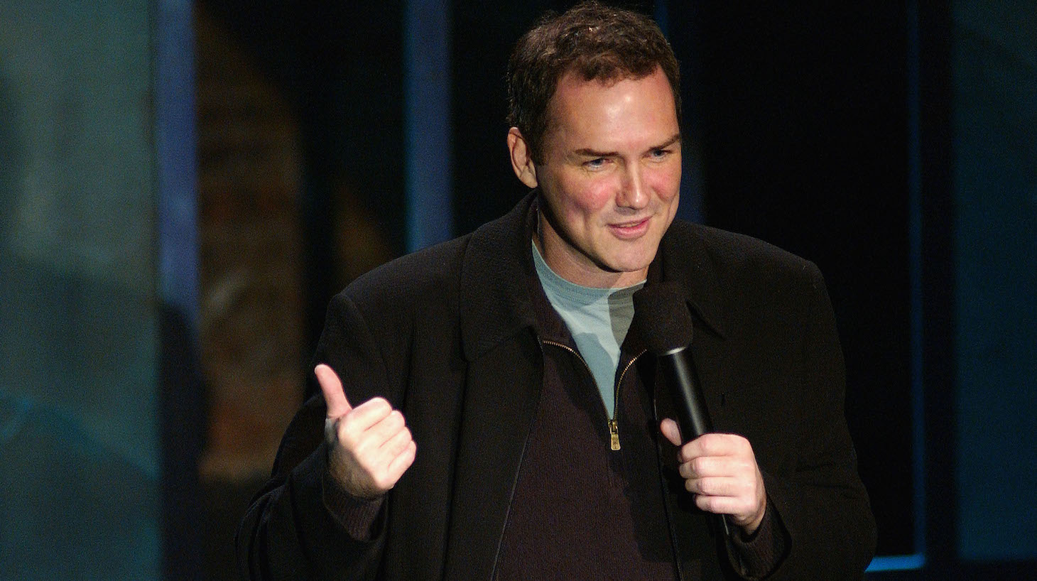 ASPEN - FEBRUARY 28: Norm MacDonald performs during the US Comedy Arts Festival at the historic Wheeler Opera House February 28, 2003 in Aspen, Colorado. (Photo by Michael Brands/Getty Images)