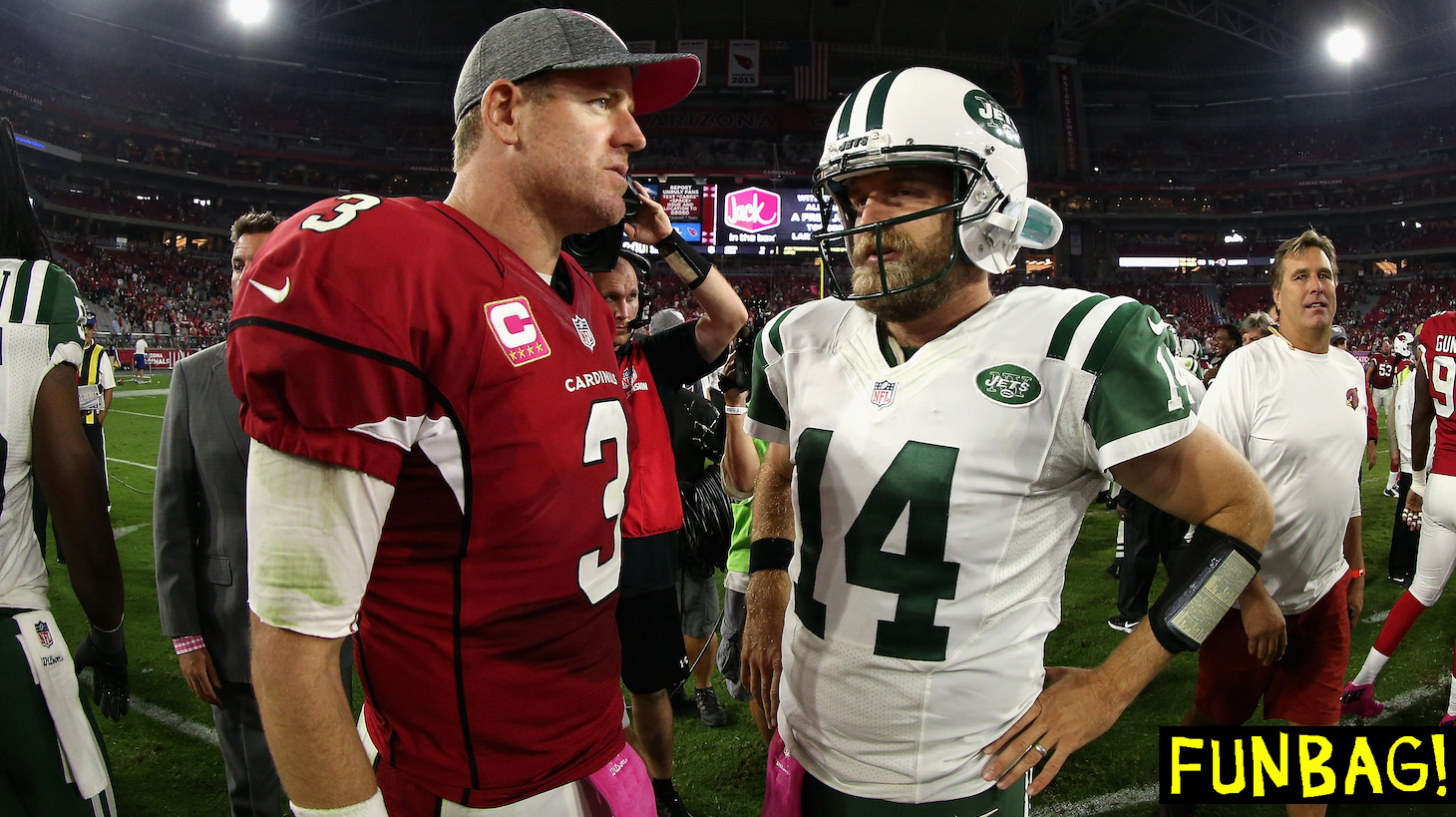 XXX during the NFL game at the University of Phoenix Stadium on October 17, 2016 in Glendale, Arizona. The Cardinals defeated the Jets 28-3.