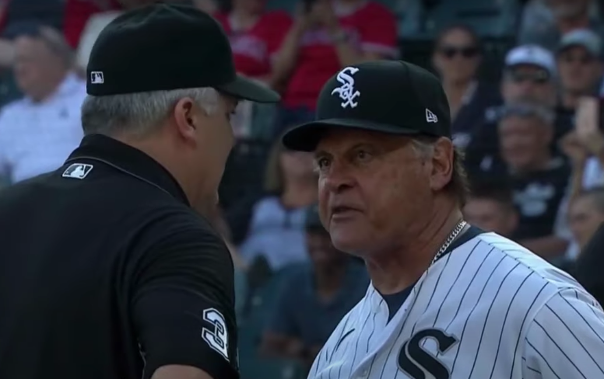 Tony La Russa makes a face.