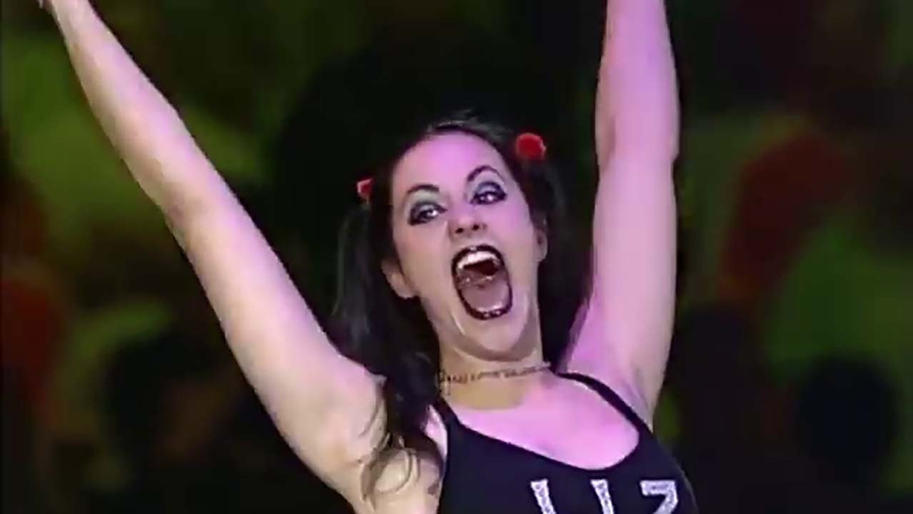 Daffney in a match also featuring Miss Elizabeth somehow.
