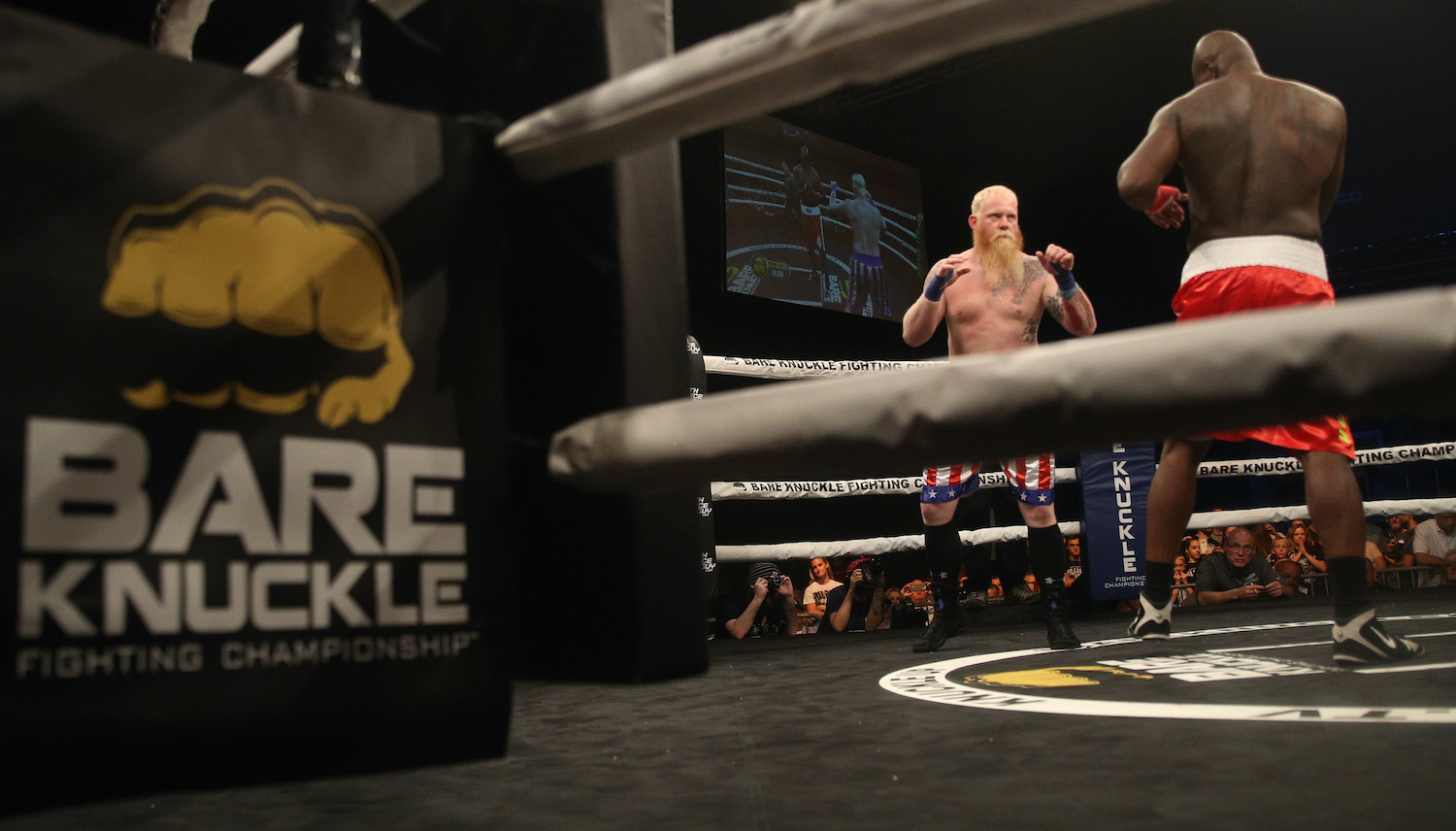 during the Bare Knuckle Fighting Championship 2: A New Era at Mississippi Coast Coliseum on August 25, 2018 in Biloxi, Mississippi.