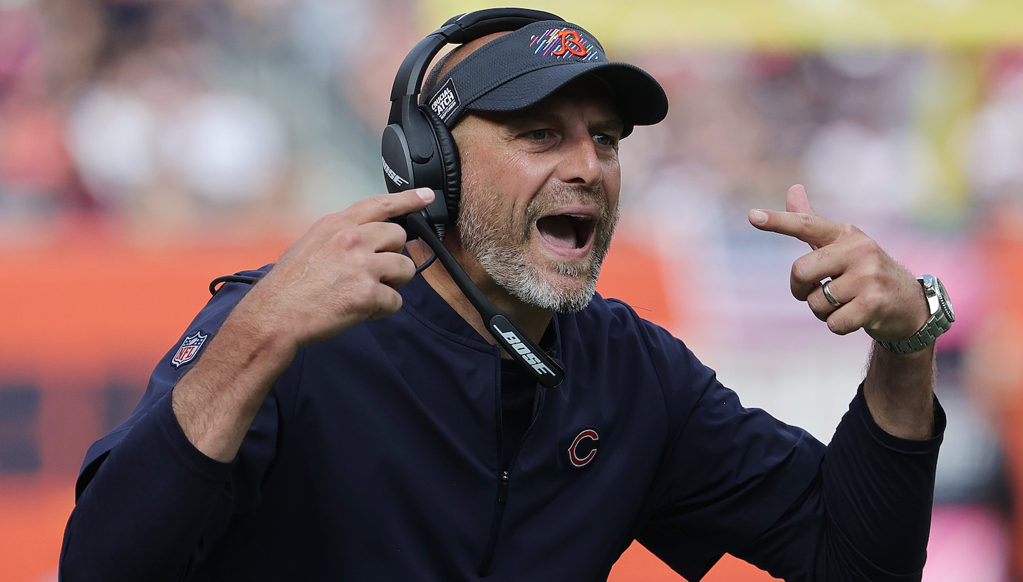 Matt Nagy Has A Tough Time Admitting He's No Longer Calling The ...