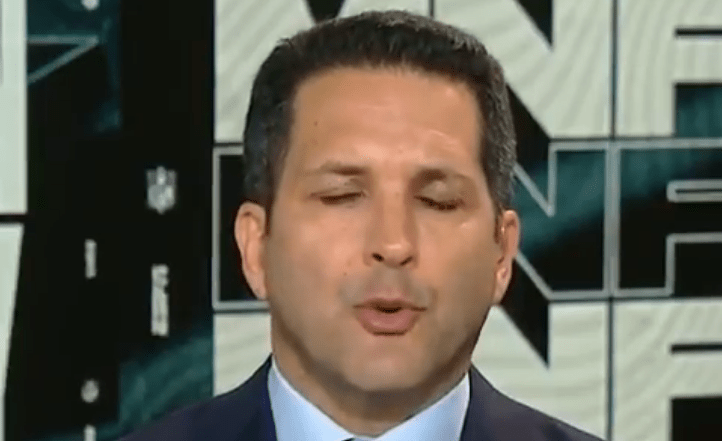 Adamn Schefter making a funny face