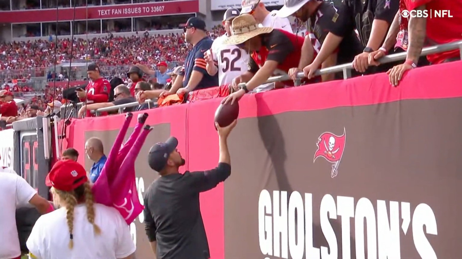 Tom Brady's 600th TD ball nets Buccaneers fan plenty of swag