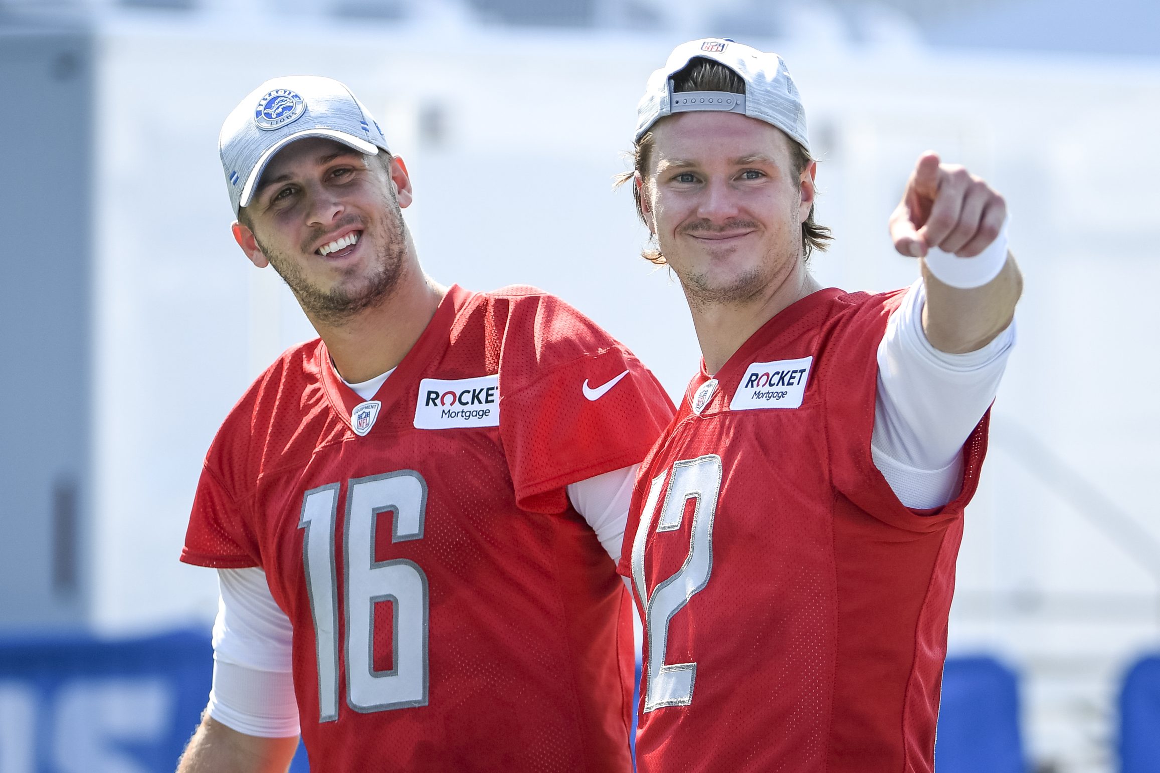 Jared Goff and Tim Boyle