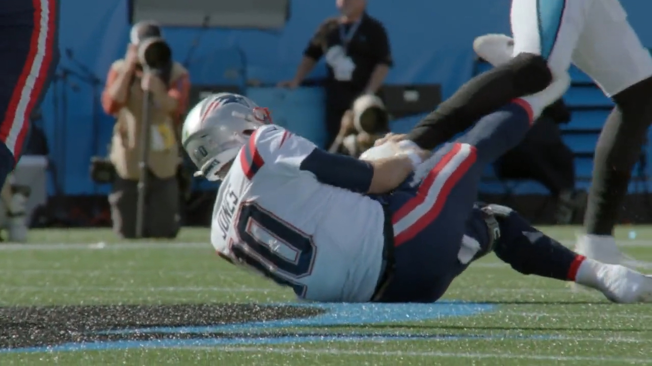 NFL to look into Mac Jones' ankle-grab against Panthers - Pats Pulpit