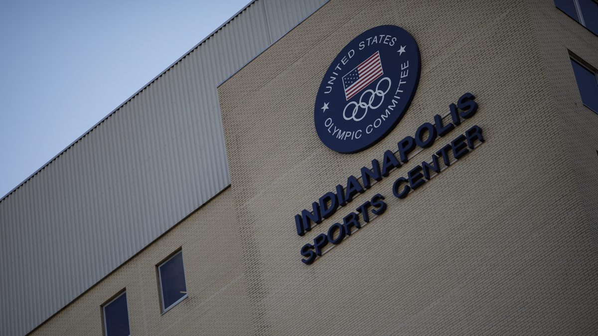 The offices of USA Gymnastics and the US Olympic and Paralympic Committee are seen on November 6, 2018 in Indianapolis, Indiana.