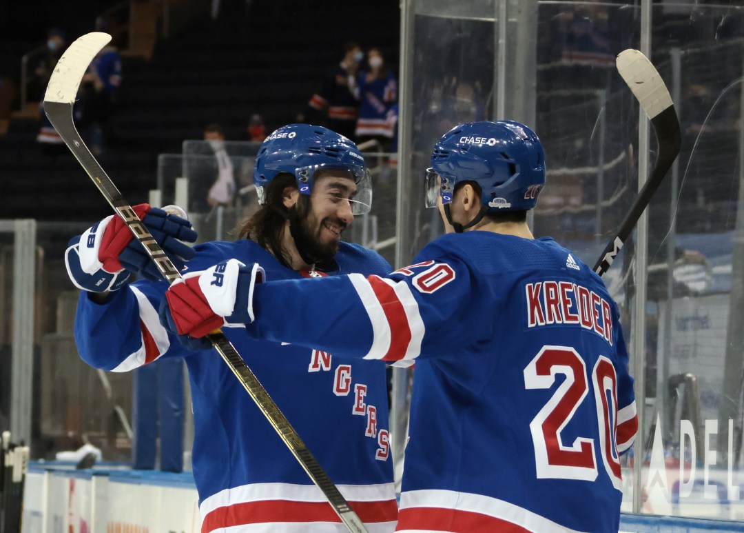 Chris Kreider And Mika Zibanejad Lead The League In Friendship Defector