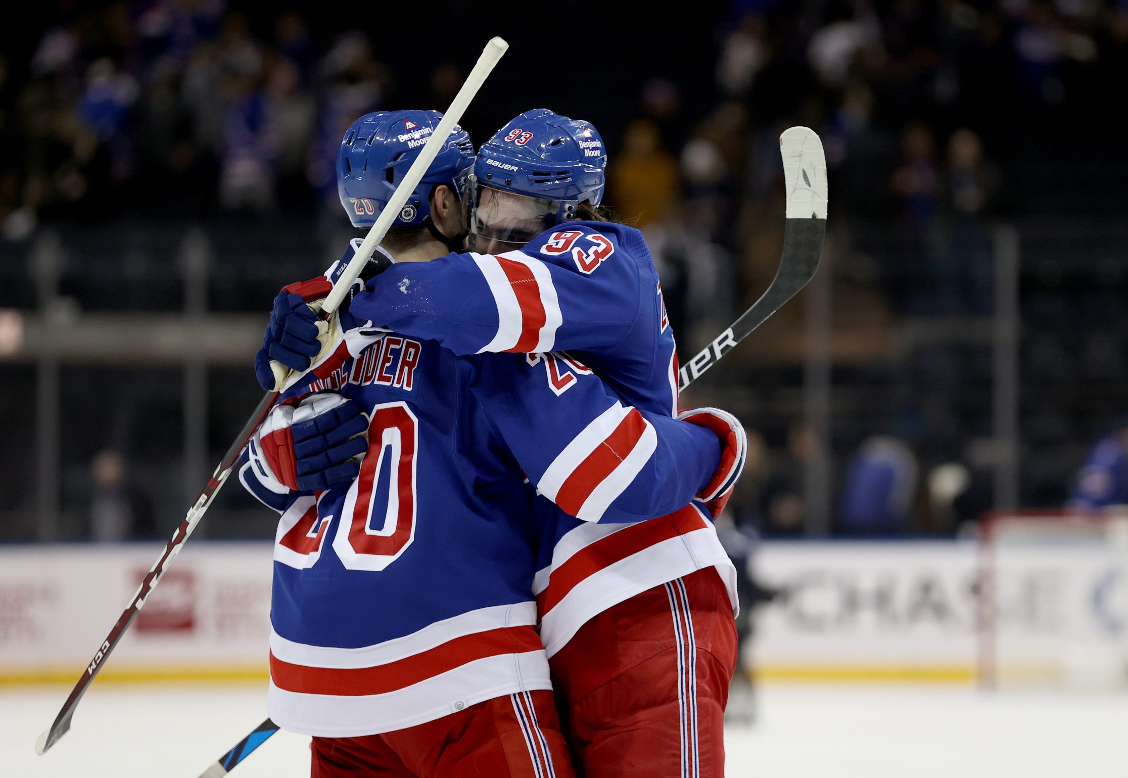 New York Rangers: Chris Kreider & Mika Zibanejad Postgame Media