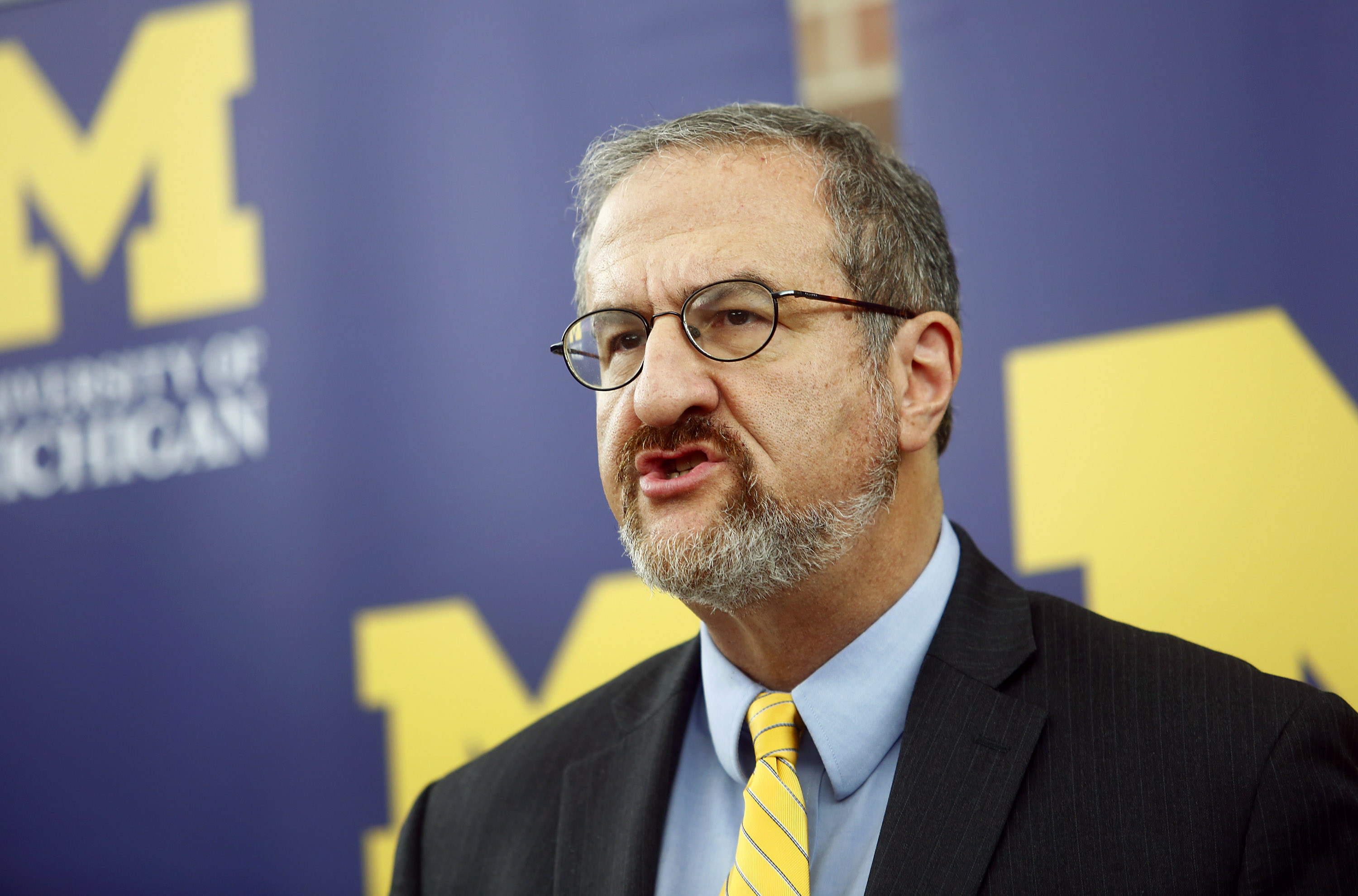former University of Michigan President Mark Schlissel speaks