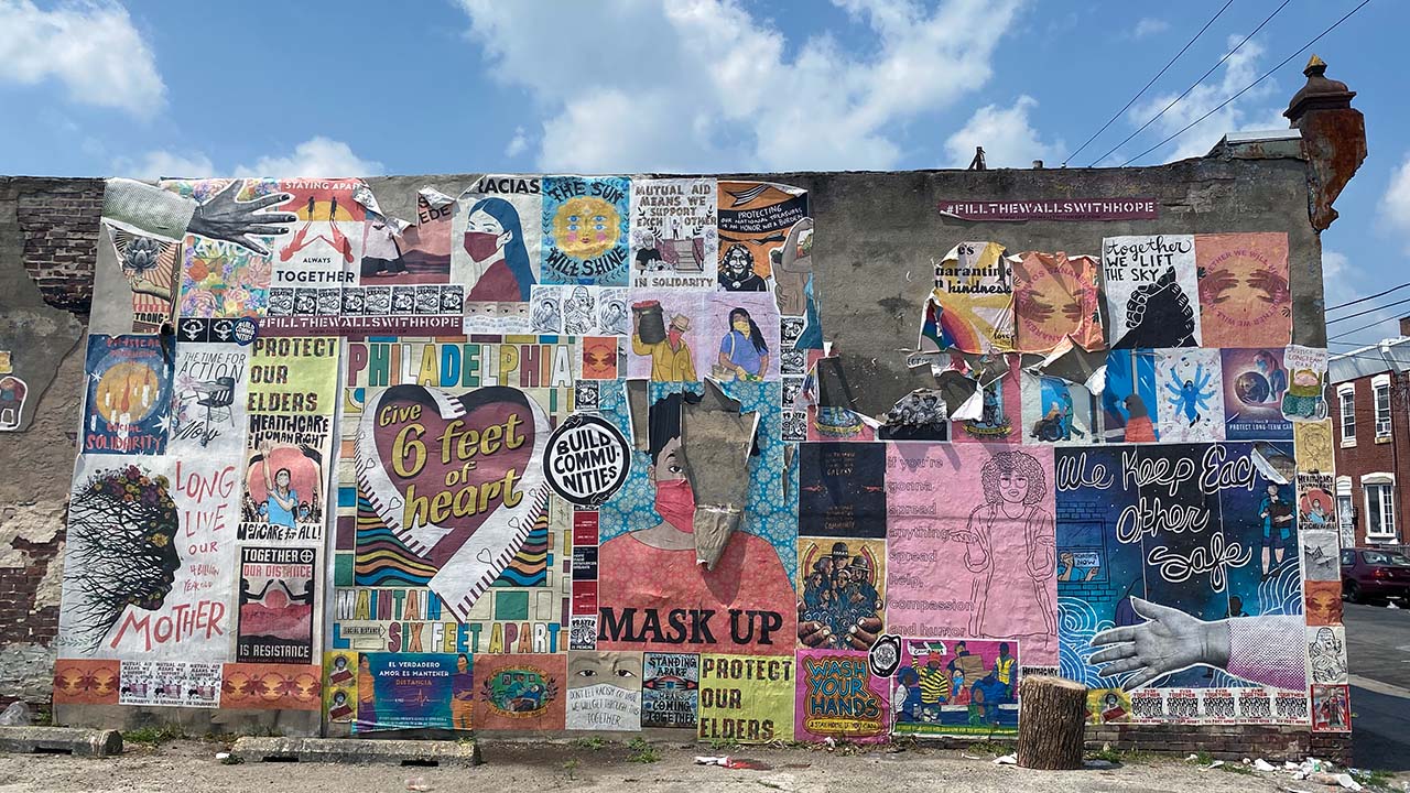 A mural in Kensington